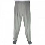 4 Pile Poliviskon Mevsimlik Şalvar - Açık Taş Gri