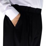 4 Pile Poliviskon Mevsimlik Şalvar - Siyah