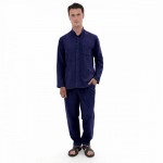 Müslin Takım Umre Kıyafeti Lacivert