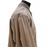 Hakim Yaka 2 Cepli Kışlık Gömlek - Bej / Açık Kahve