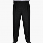 2 Pileli Flanel Kışlık Pantolon Şalvar - Siyah 2 Pileli Flanel Kışlık Pantolon Şalvar - Siyah