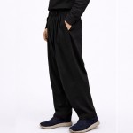 5 Pile Poliviskon Mevsimlik Şalvar - Siyah 5 Pile Poliviskon Mevsimlik Şalvar - Siyah