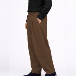 5 Pile Poliviskon Mevsimlik Şalvar - Kahverengi