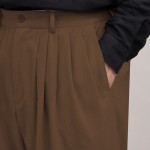 5 Pile Poliviskon Mevsimlik Şalvar - Kahverengi