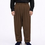 7 Pile Poliviskon Mevsimlik Şalvar - Kahverengi