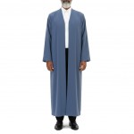 Petek Kumaş Buhara Puntolu Cübbe  - Mavi