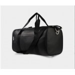 Hakiki Deri Seyehat/Spor Çantası Siyah