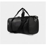 Hakiki Deri Seyehat/Spor Çantası Siyah