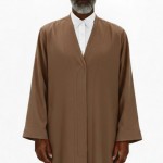 Buhara Yaka Yarım Astarlı Cübbe Kahverengi Buhara Yaka Yarım Astarlı Cübbe Kahverengi