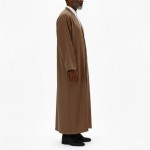 Buhara Yaka Yarım Astarlı Cübbe Kahverengi Buhara Yaka Yarım Astarlı Cübbe Kahverengi