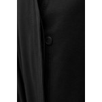 Buhara Yaka Yarım Astarlı Cübbe Siyah