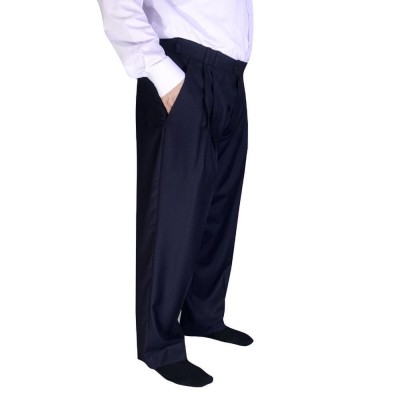 2 Pileli Klasik Pantolon Koyu Lacivert