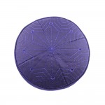 Kubbeli Nakışlı Takke  - Lacivert