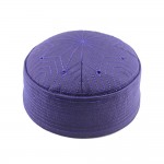 Kubbeli Nakışlı Takke  - Lacivert