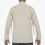 Hakim Yaka Keten 4 Cepli (Talebe) Gömlek - Bej