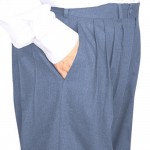 4 Pile Flanel Kışlık Şalvar - İndigo