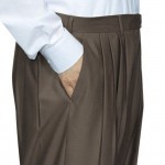 4 Pile Poliviskon Mevsimlik Şalvar - Taba Kahve