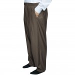 4 Pile Poliviskon Mevsimlik Şalvar - Taba Kahve