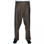 4 Pile Poliviskon Mevsimlik Şalvar - Taba Kahve