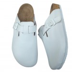 Umre Terliği Mantar Taban Beyaz Rengi Üstü Kapalı