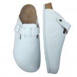 Umre Terliği Mantar Taban Beyaz Rengi Üstü Kapalı